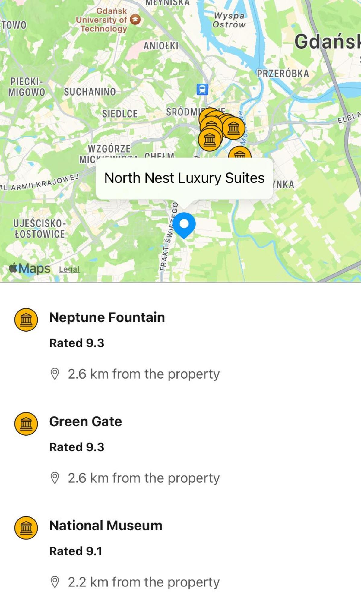 North Nest Luxury Suites 格但斯克 外观 照片
